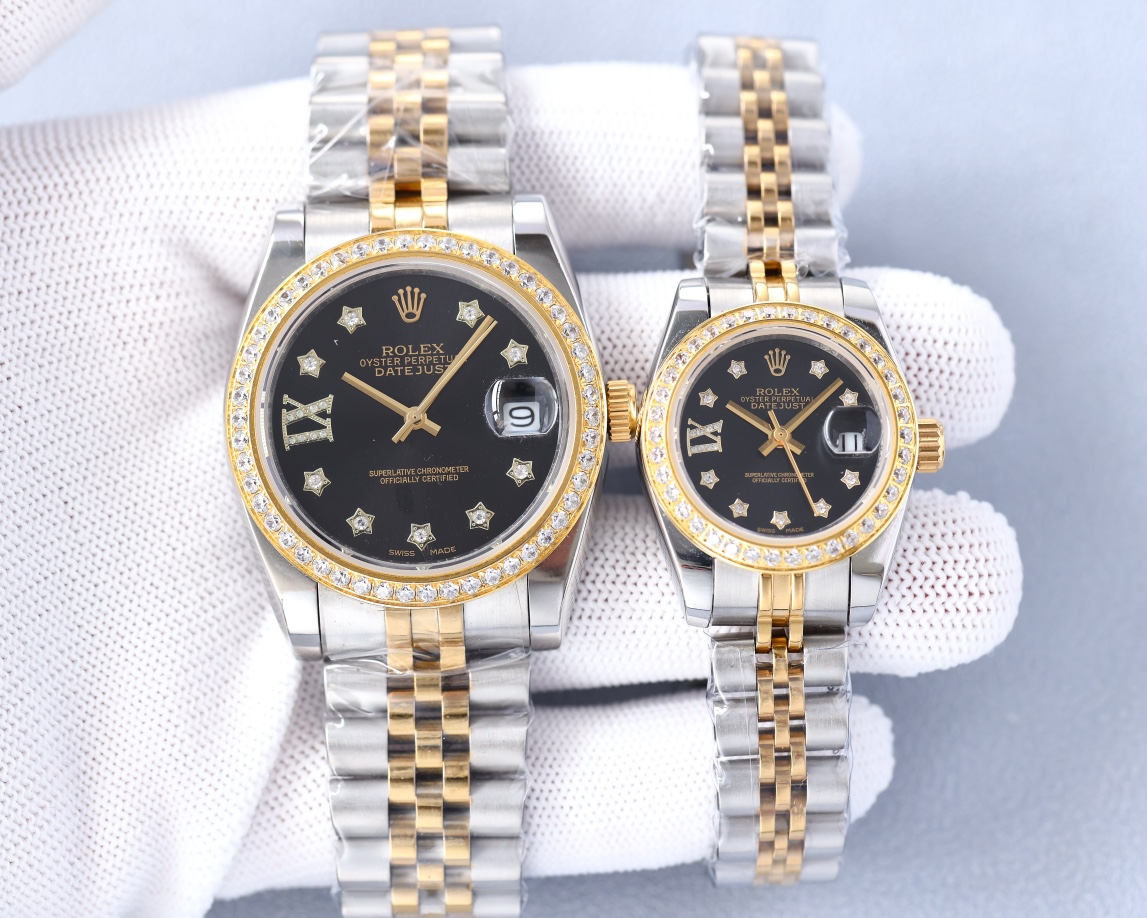 ROLEX - DIAMOND DATEJUST SERIES WATCHES FOR COUPLES