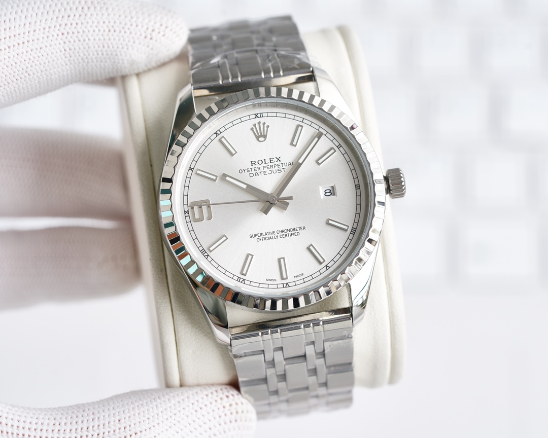 ROLEX – MEN’S DATEJUST SERIES FINE BRACELET WATCHES