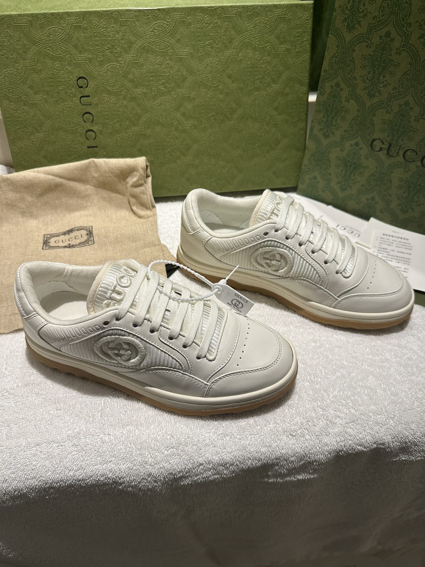 GUCCI MAC80 WHITE SNEAKER FOR COUPLES