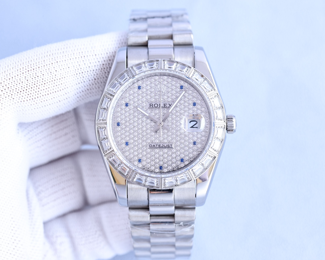 ROLEX - CLASSIC DATEJUST DIAMOND SERIES WATCHES