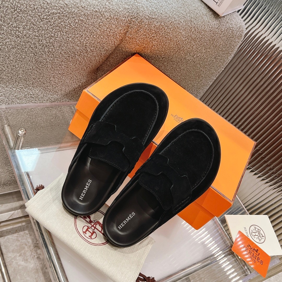 HERMES BIRKENSTOCK SLIDES