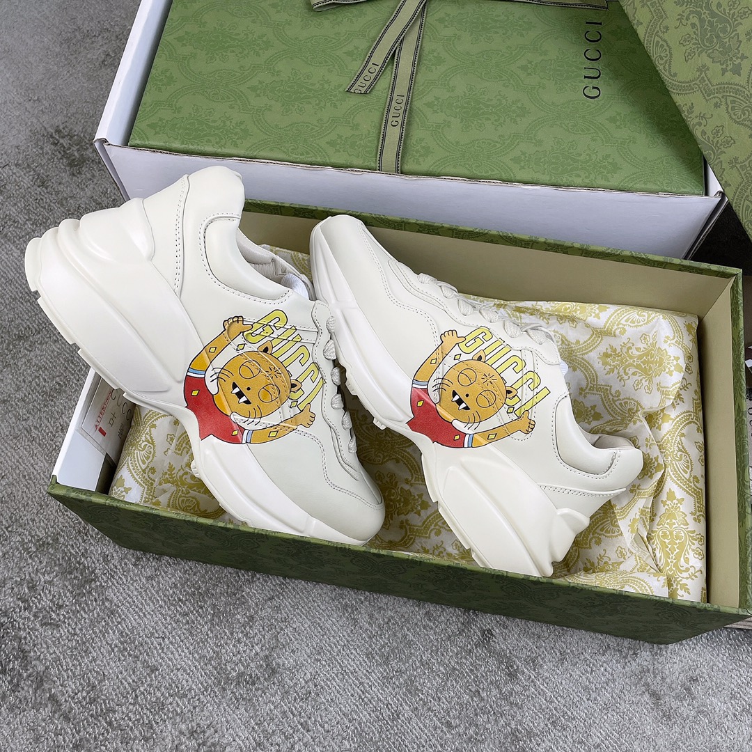 GUCCI POPS RHYTON TIGER FIGURE SNEAKER