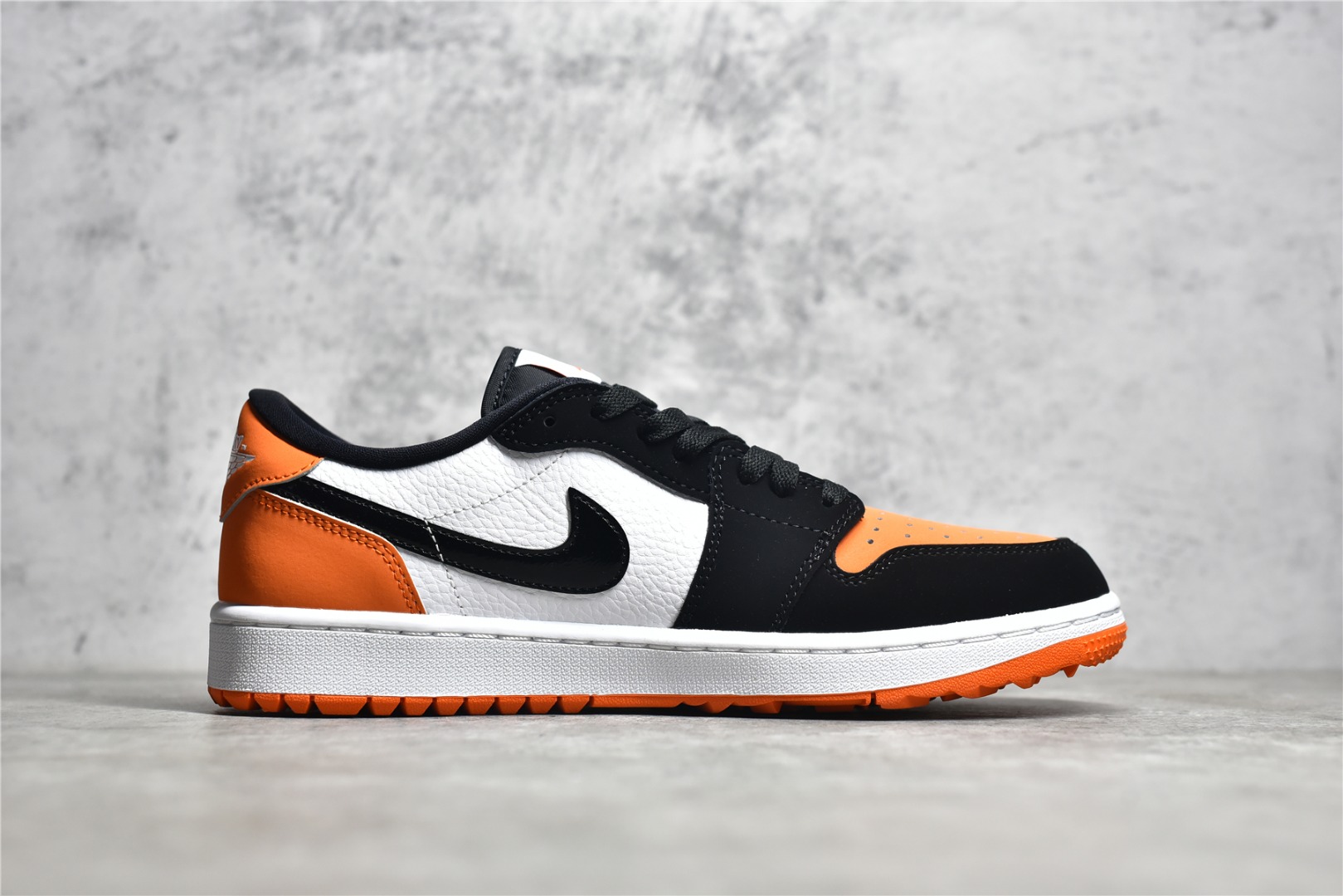 AIR JORDAN 1 GOLF GOLF WHITE ORANGE SHATTER