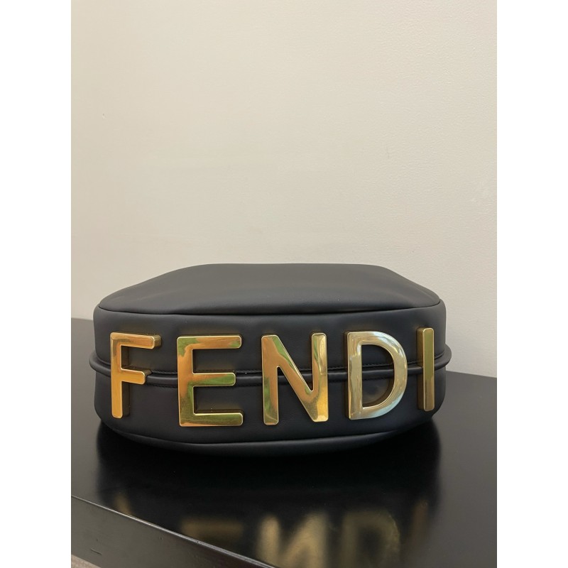 FENDI PRAPHY UNDERARM BAG LARGE BLACK