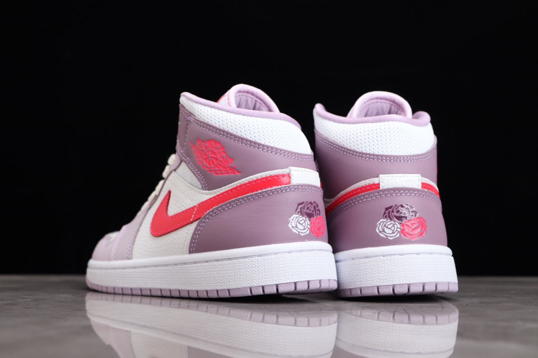 AIR JORDAN AJ1 MID "VALENTINE DAY" PURPLE PINK