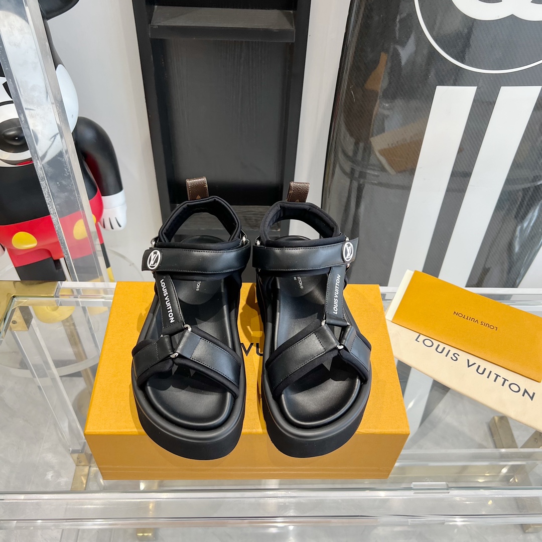 LOUIS VUITTON SANDALS HIGH-END FASHION ALL-MATCH MODELS