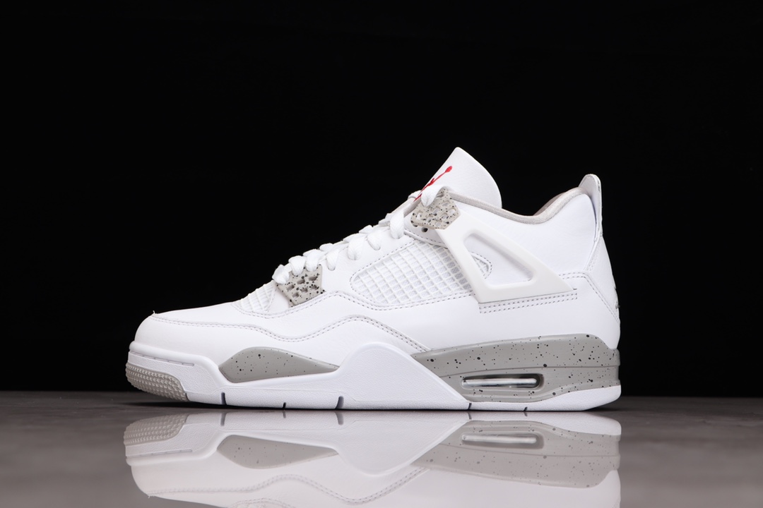 AIR JORDAN 4 SE "WHITE OREO" WHITE CEMENT GREY "OREO"