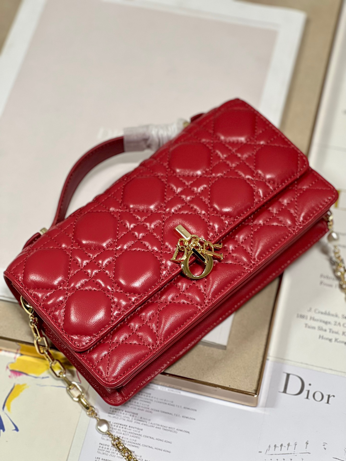 DIOR PEARL HANDBAG MODEL: 0980