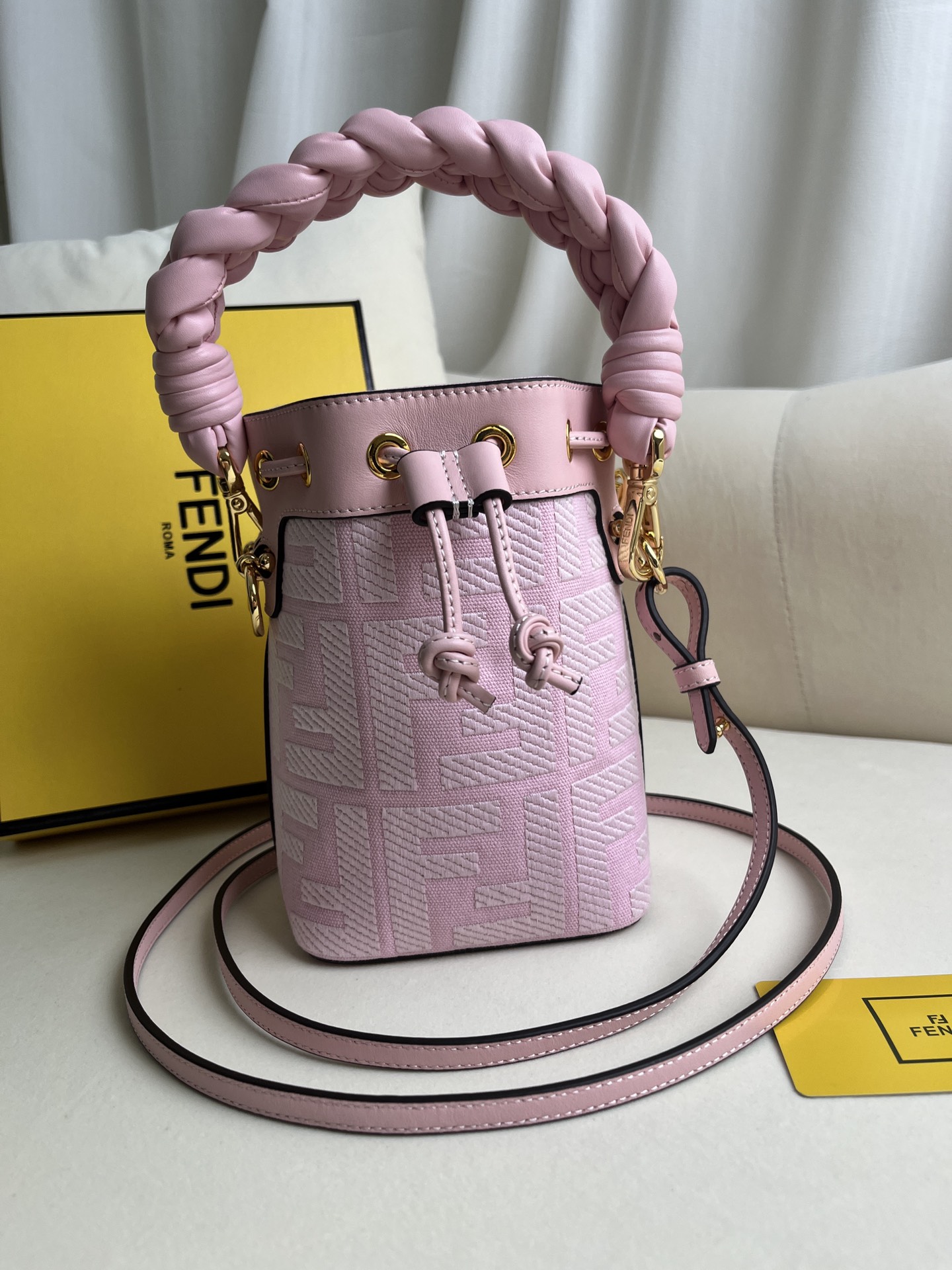 FENDI MON TRESOR SMALL BUCKET BAG MODEL NUMBER: 038