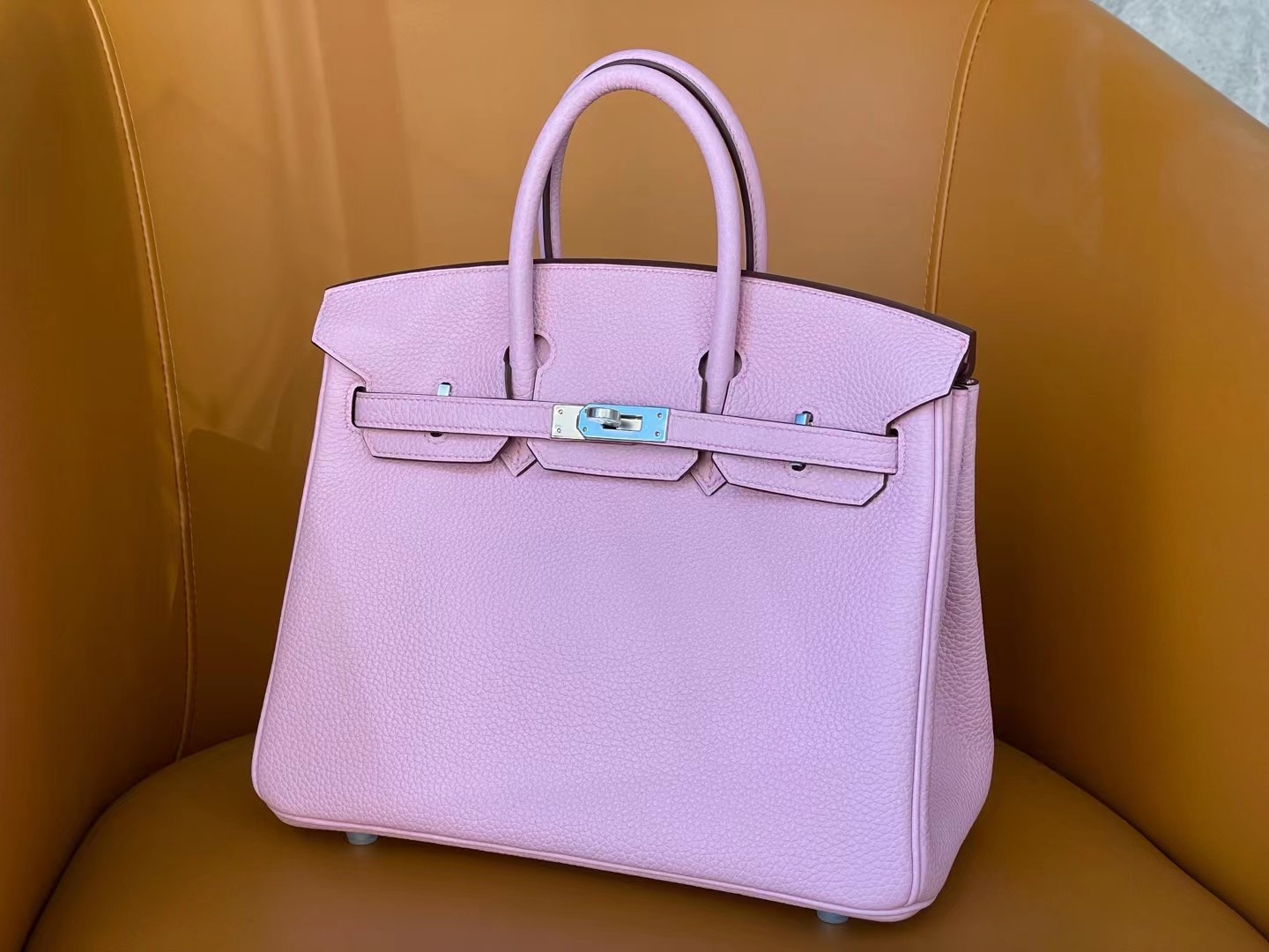 HERMES BIRKIN 25/30 MALVA PURPLE TOGO SKIN