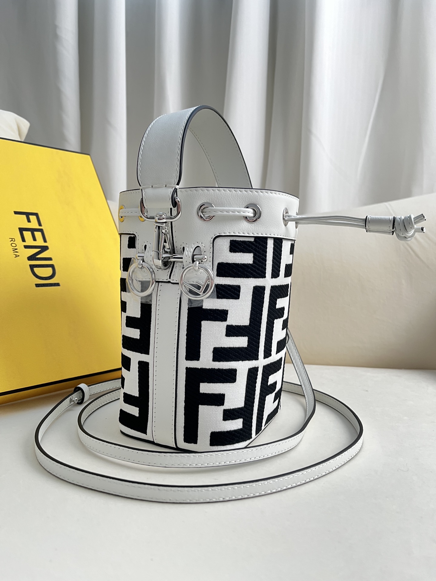 FENDI DOUBLE F BUCKET PACKAGE MODEL NUMBER: 226