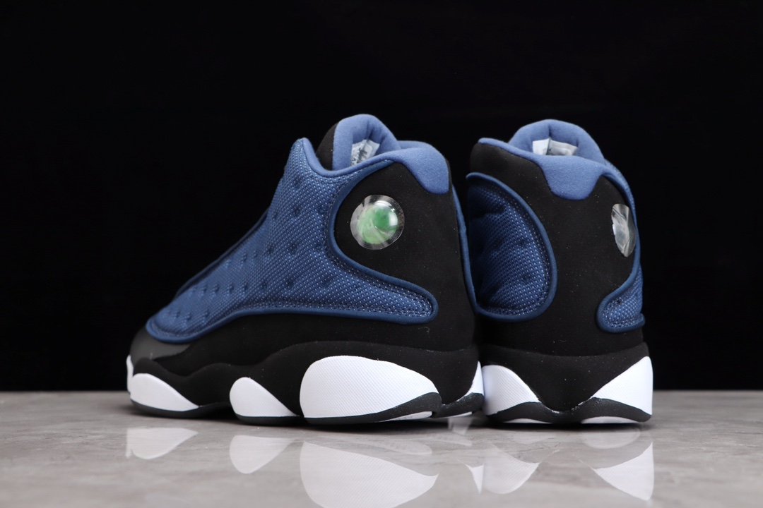 AIR JORDAN 13 XIII "BRAVE BLUE" IN BLACK NAVY"