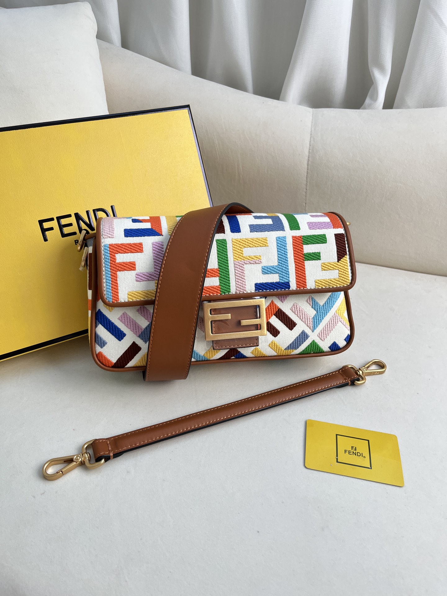 FENDI BAGUETTE EMBROIDERY COLLECTION MODEL NUMBER: 0159