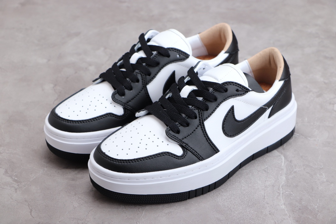 AIR JORDAN 1 LV8D ELEVATED LOW BLACK AND WHITE