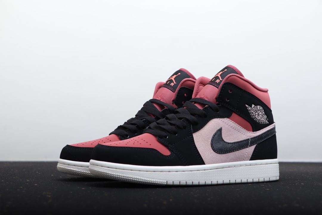 AIR JORDAN 1 MID RED BEAN MILK TEA