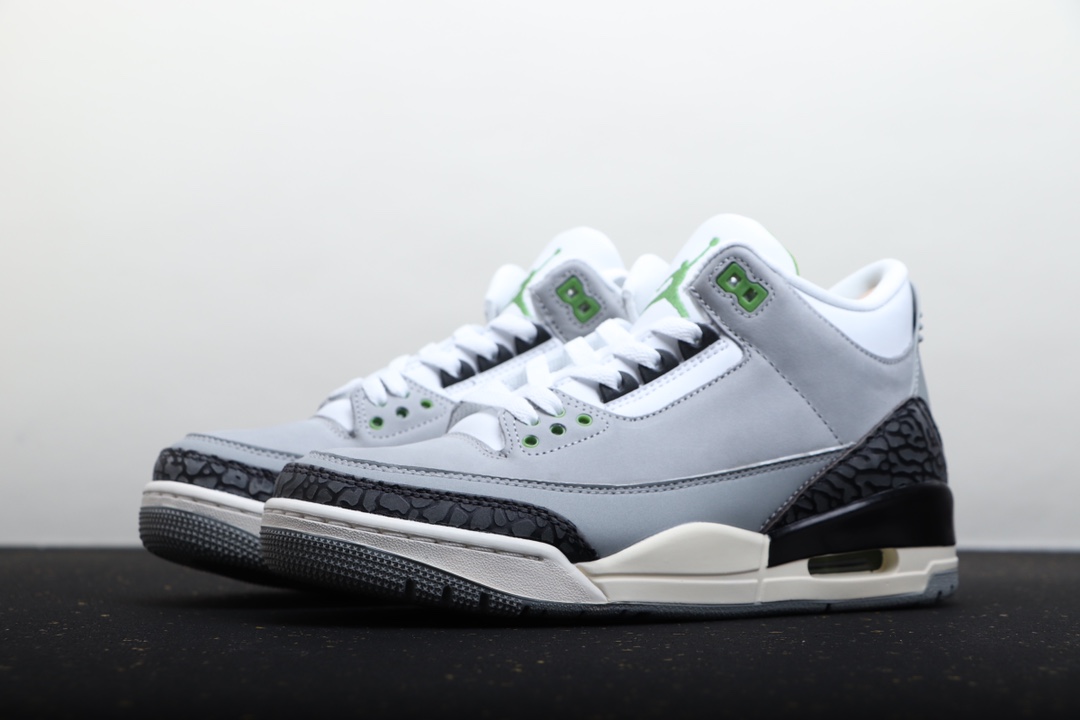 AIR JORDAN 3 RETRO LEAF GREEN COLOURWAY