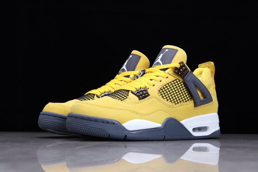 AIR JORDAN 4 RETRO LIGHTNING ELECTRIC MOTHER/ YELLOW LIGHTNING