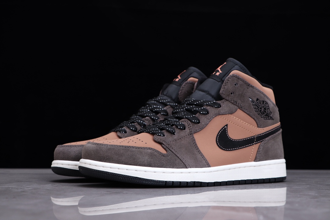 AIR JORDAN 1 MID EARTHY BROWN