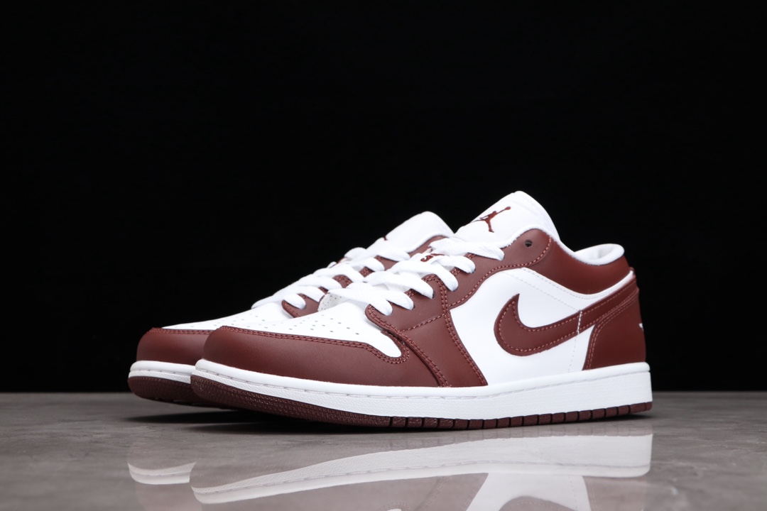 AIR JORDAN 1 LOW DEEP BURGUNDY