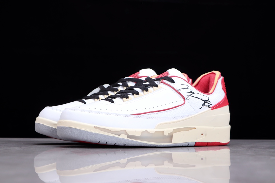 AIR JORDAN 1 LOW WHITE RED CHICAGO