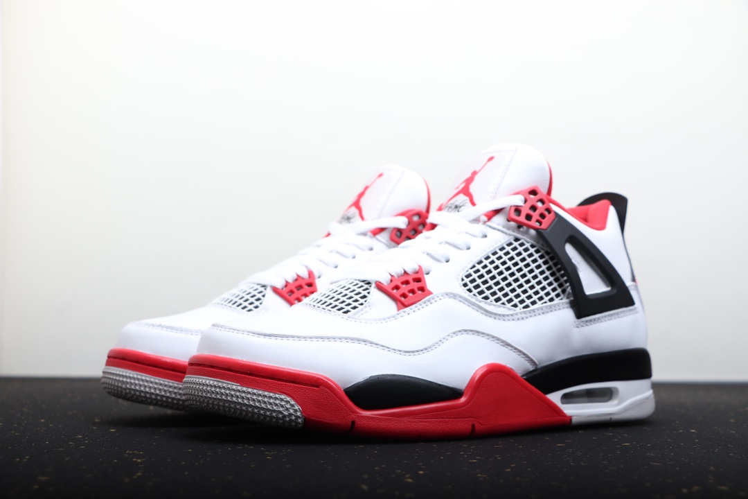 AIR JORDAN 4 WHITE FLAME RED