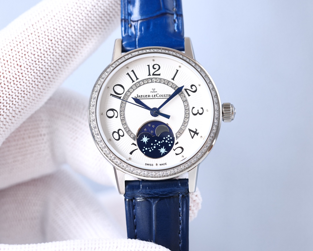 JAEGER-LECOULTRE RENDEZ-VOUSMOON MOON PHASE WATCH