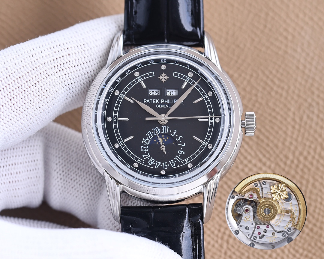 PATEK PHILIPPE ONE-PIECE STAMPED DOUBLE-LAYER STAINLESS STEEL CASE