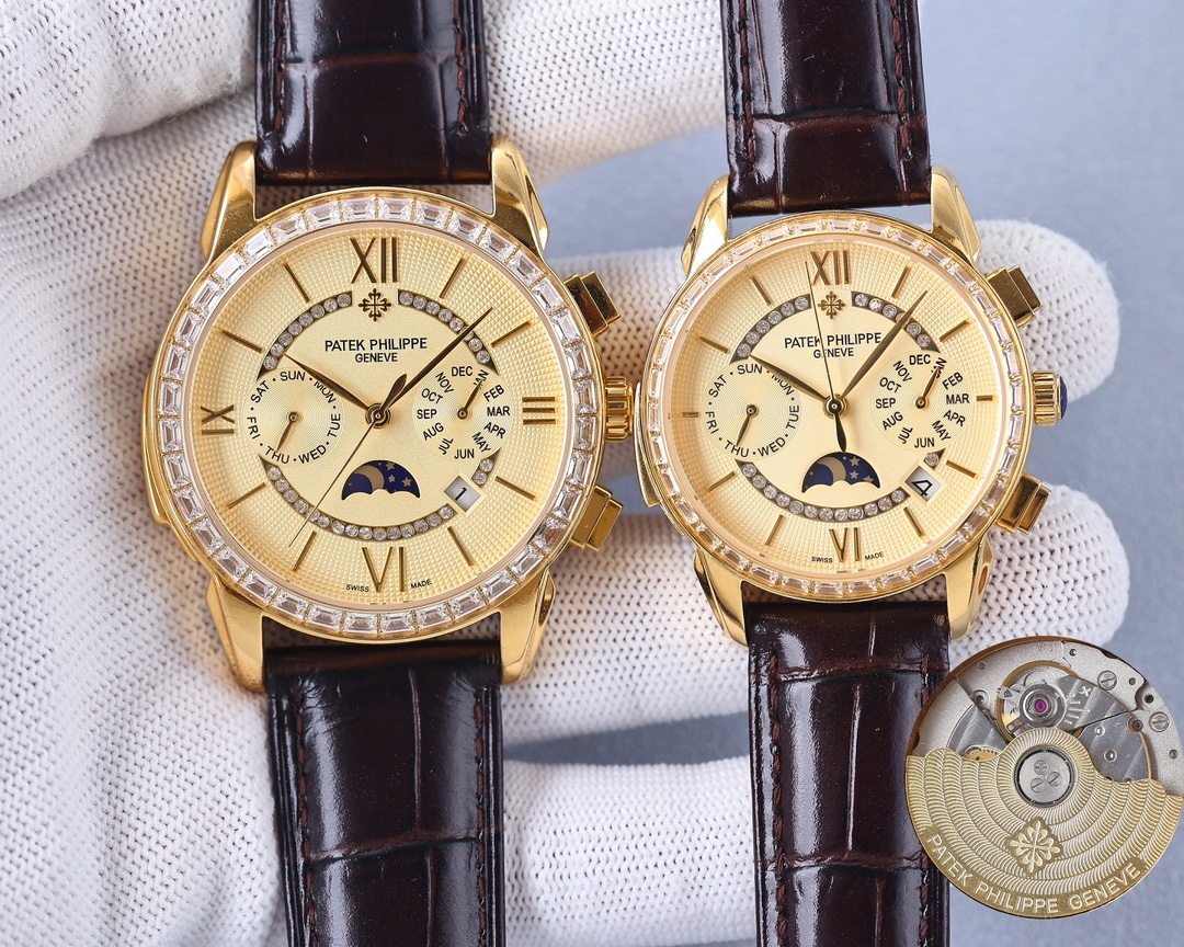 PATEK PHILIPPE PERPETUAL CALENDER COUPLE WATCH