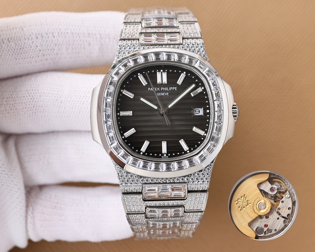 PATEK PHILIPPE PLATINUM NAUTILUS WATCHES