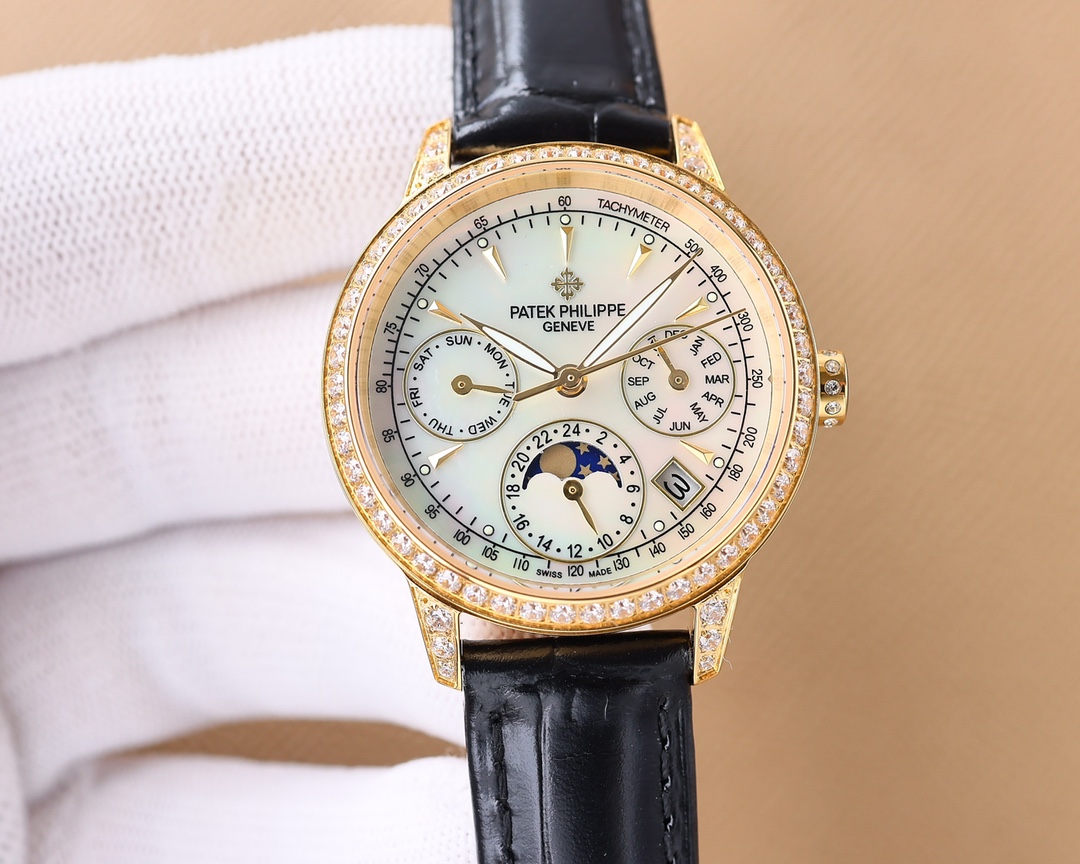 PATEK PHILIPPE PERPETUAL CALENDER MULTIFUNCTION HIGH-END WATCH