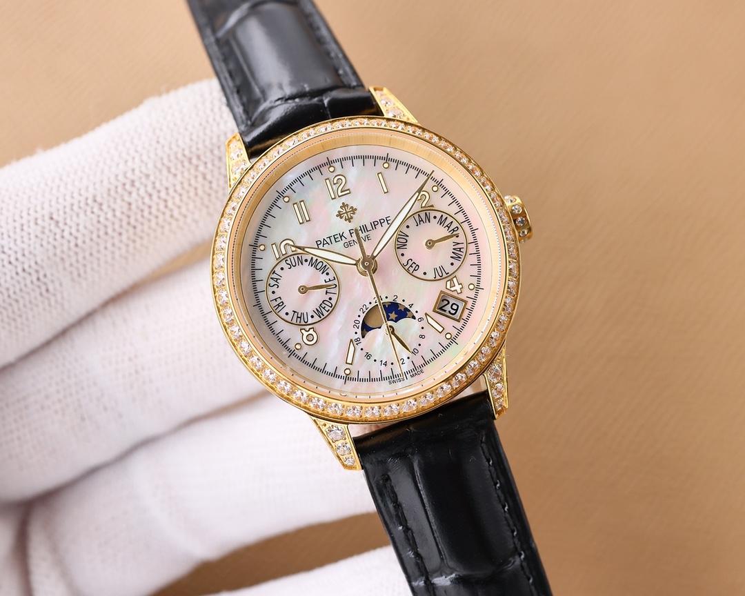 PATEK PHILIPPE PERPETUAL CALENDER MULTIFUNCTION HIGH-END WATCH