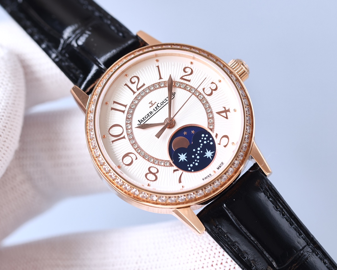 JAEGER-LECOULTRE RENDEZ-VOUSMOON MOON PHASE WATCH